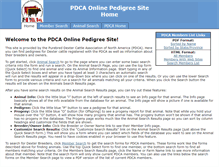 Tablet Screenshot of pdca-pedigree.org